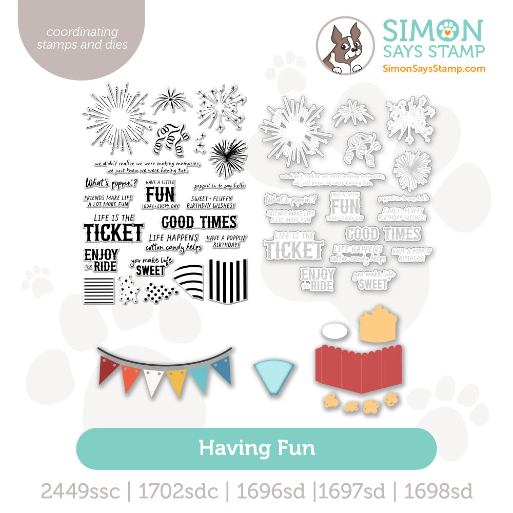 Simon Says Stamps and Dies Having Fun Bundle set1252kit