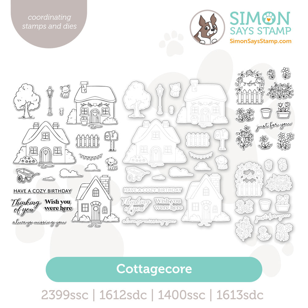 Simon Says Stamps and Dies Cottagecore Bundle set1255f Shine on
