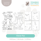 Simon Says Stamps Stencils and Dies Clever Fox set1260cf Shine On