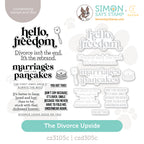 CZ Design Stamps and Dies The Divorce Upside set1270du Shine On