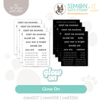 CZ Design EZ Strips and Die Glow On Bundle set1272go Shine On