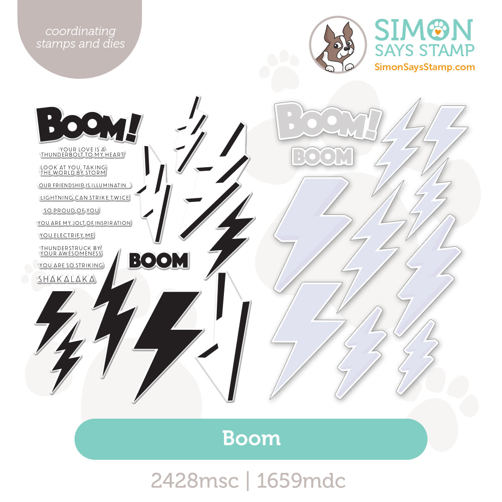 Simon Says Stamps and Dies Boom set1277bm Shine On