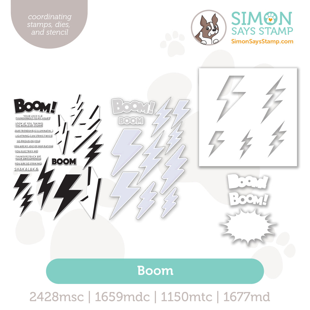 Simon Says Stamps Dies and Stencil Boom Bundle set1279bb Shine On