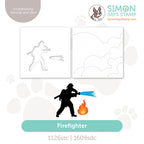 Simon Says Stamps Dies and Stencils Brave Firefighter set1282bf Shine On
