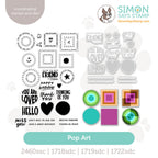 Simon Says Stamps and Dies Criss-cross Pop Art Bundle set1284cc