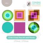 Simon Says Stamp Criss-cross Pop Art Wafer Dies Bundle set1292cc