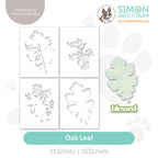 Simon Says Stamp Stencils and Dies Oak Leaf set1292ol Every Happiness