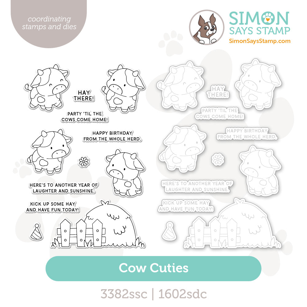Simon Says Stamps and Dies Cow Cuties set1297cc Every Happiness