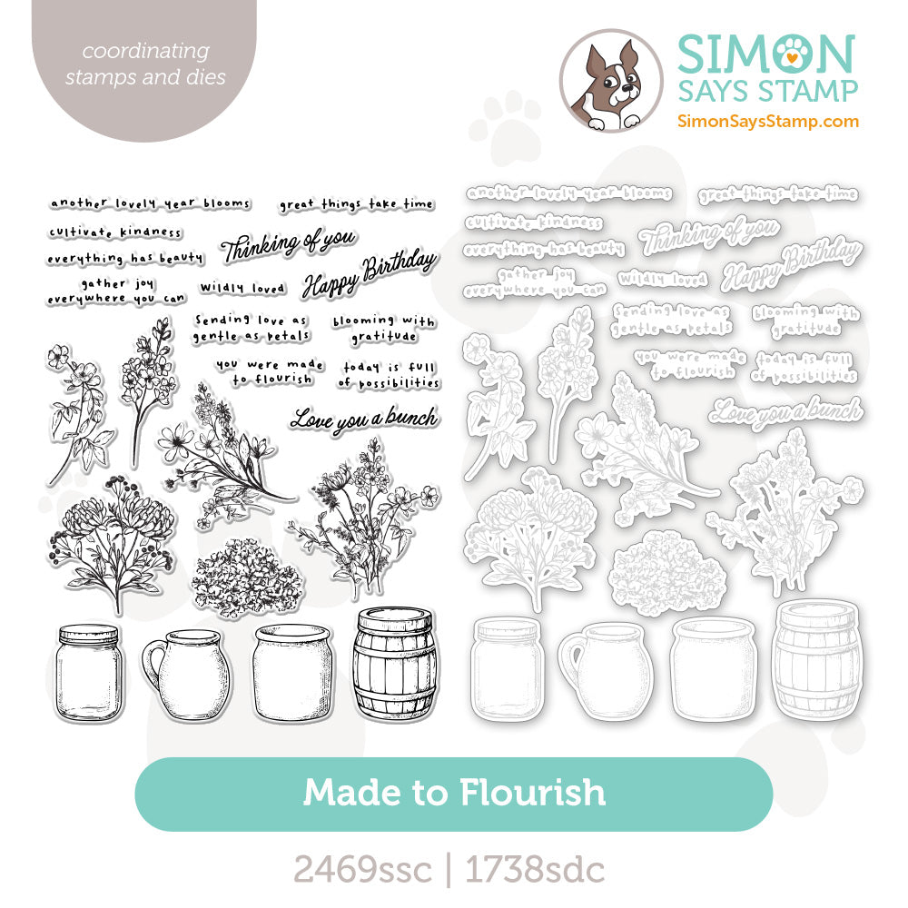 Simon Says Stamps and Dies Made to Flourish set1314mf