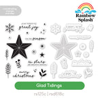 Rainbow Splash Stamps and Dies Glad Tidings set1322gt