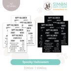 Simon Says Stamps EZ Strips Spooky Halloween set1330sh