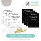 Simon Says Stamps EZ Strips and Dies Happy Everything set1336he