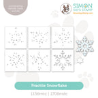Simon Says Stamp Stencils and Dies Fractile Snowflake set1338fs