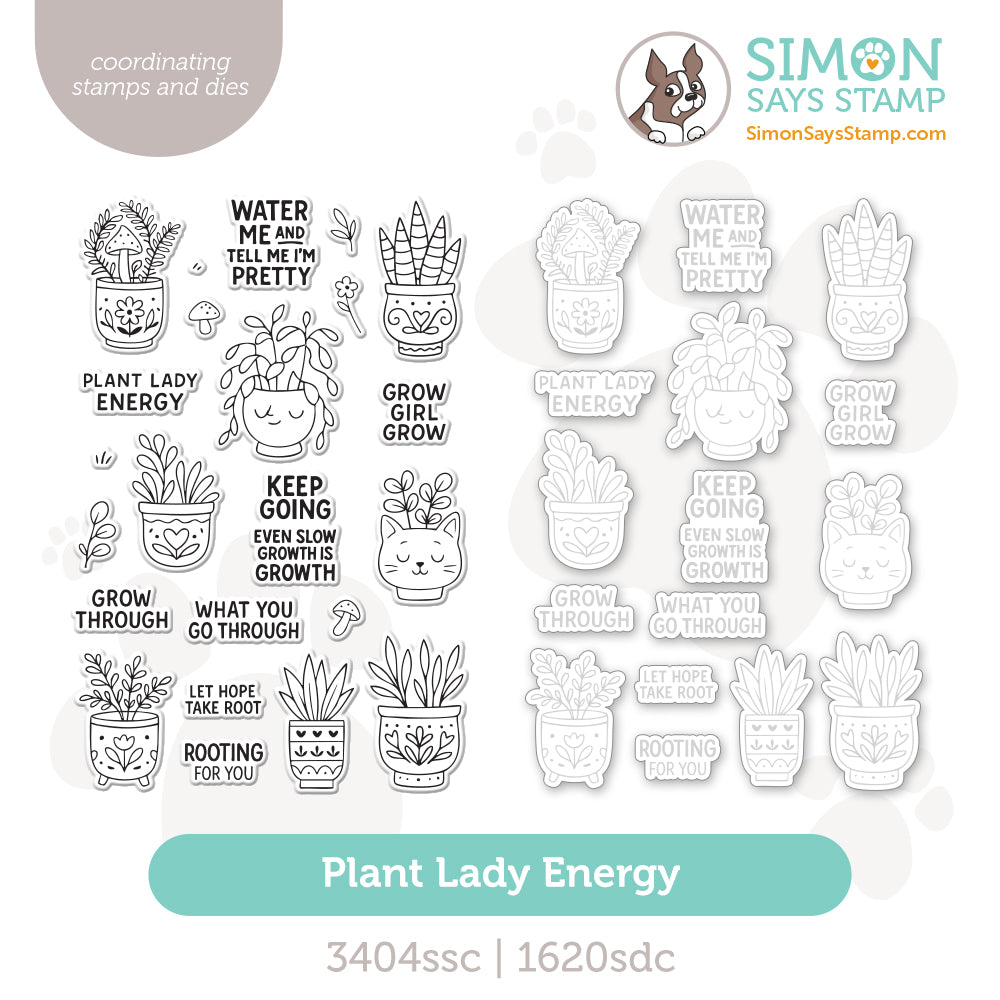 Simon Says Stamps and Dies Plant Lady Energy set1346pl