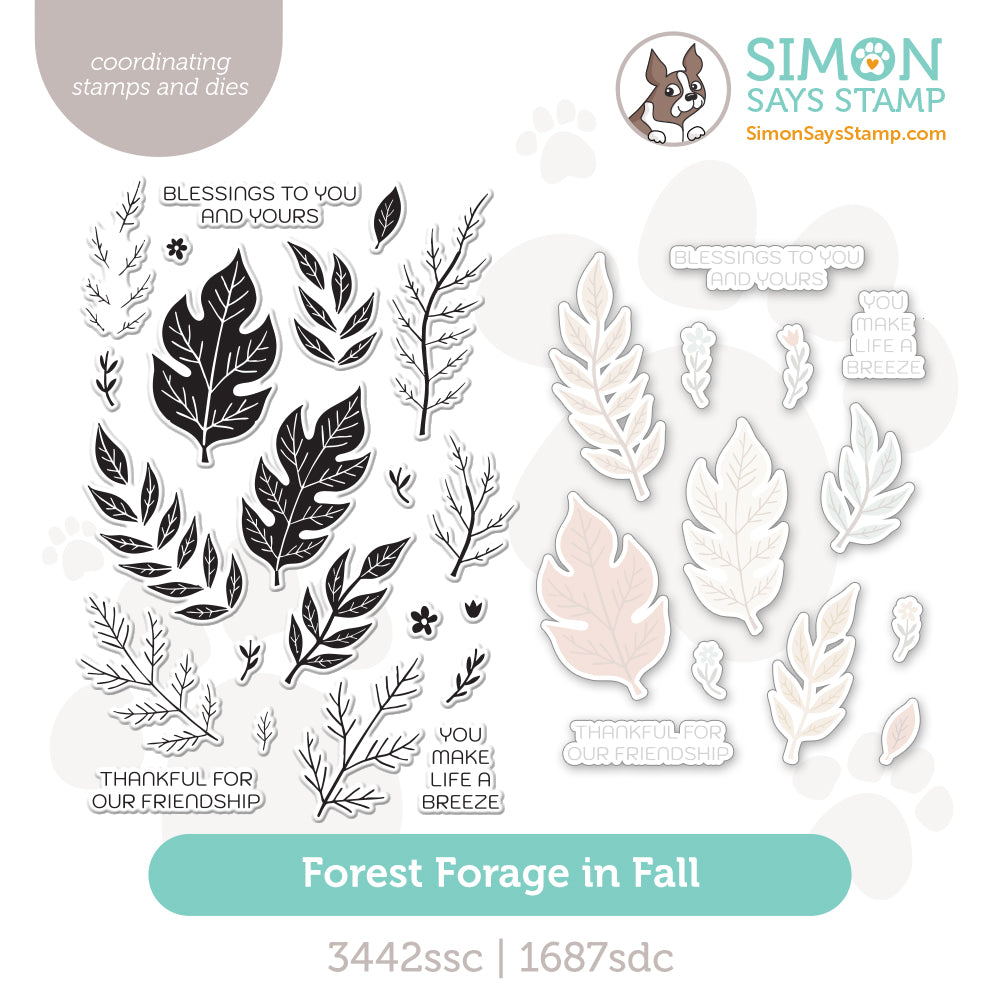 Simon Says Stamps and Dies Forest Forage in Fall set1350ff