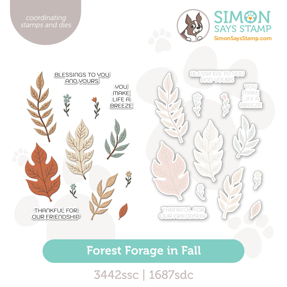 Simon Says Stamps and Dies Forest Forage in Fall set1350ff