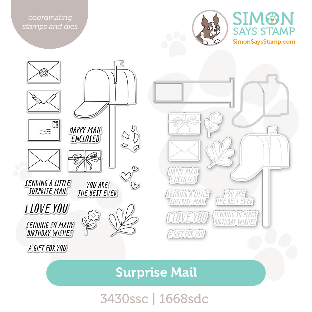 Simon Says Stamps and Dies Surprise Mail set1351sm