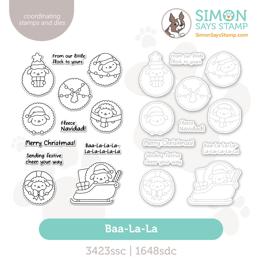 Simon Says Stamps and Dies Baa La La set1353bl
