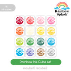 Rainbow Splash Full Set of 16 Ink Cubes set1355rs