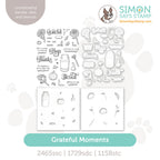 Simon Says Stamps Dies and Stencils Grateful Moments set1377gm