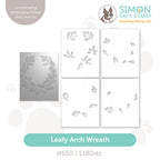 Simon Says Stamp Embossing Folder and Stencils Leafy Arch Wreath set1386la