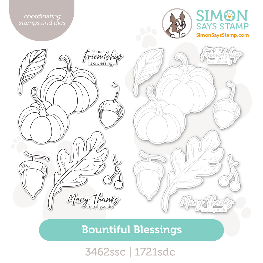 Simon Says Stamps and Dies Bountiful Blessings set1390bb Sending Cheer