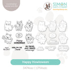 Simon Says Stamps and Dies Happy Howloween set1391hh Sending Cheer