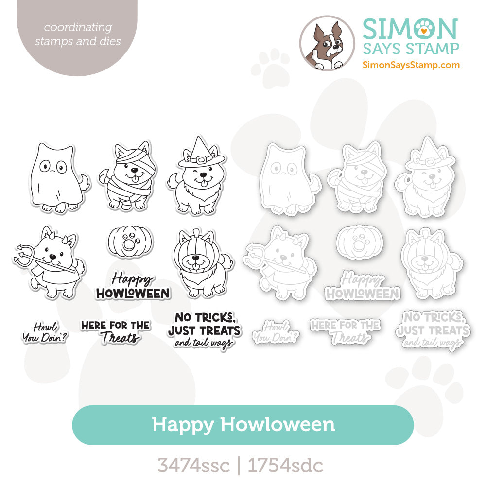Simon Says Stamps and Dies Happy Howloween set1391hh Sending Cheer
