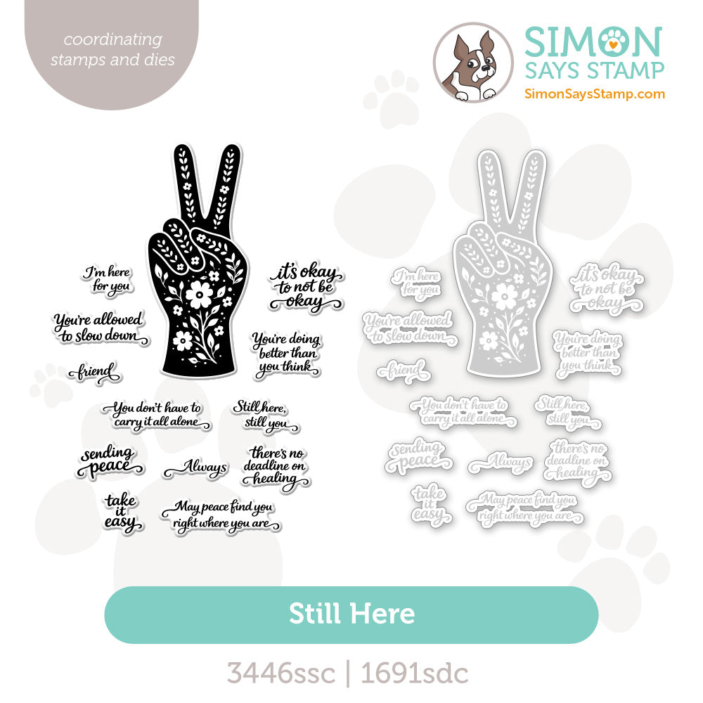 Simon Says Stamps and Dies Still Here set1393sh Sending Cheer
