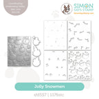 Simon Says Embossing Folder Dies and Stencils Jolly Snowmen set1400js Sending Cheer