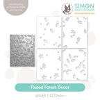 Simon Says Stamp Embossing Folder and Stencils Fluted Forest Decor set1402ff Sending Cheer