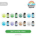 Rainbow Splash Ink Cube Set 2 and Re-inkers set1415rs Sending Cheer