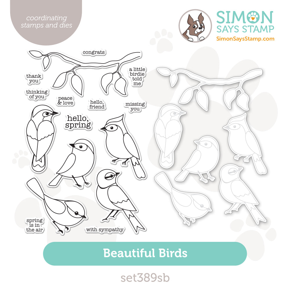 Simon Says Stamps and Dies Beautiful Birds