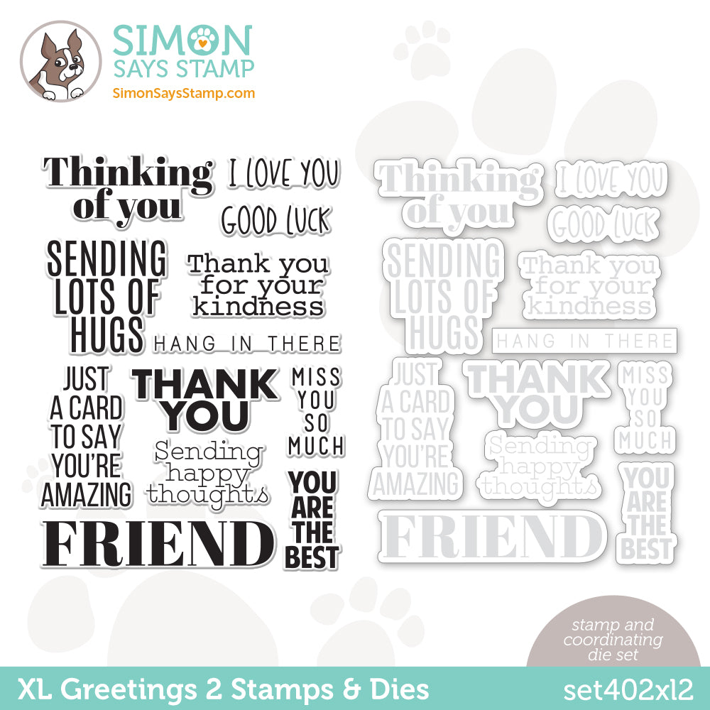 Simon Says Stamps and Dies XL Greetings 2