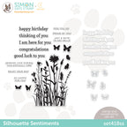 CZ Design Stamps and Dies Silhouette Sentiments