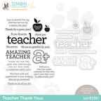 CZ Design Stamps and Dies Teacher Thank Yous