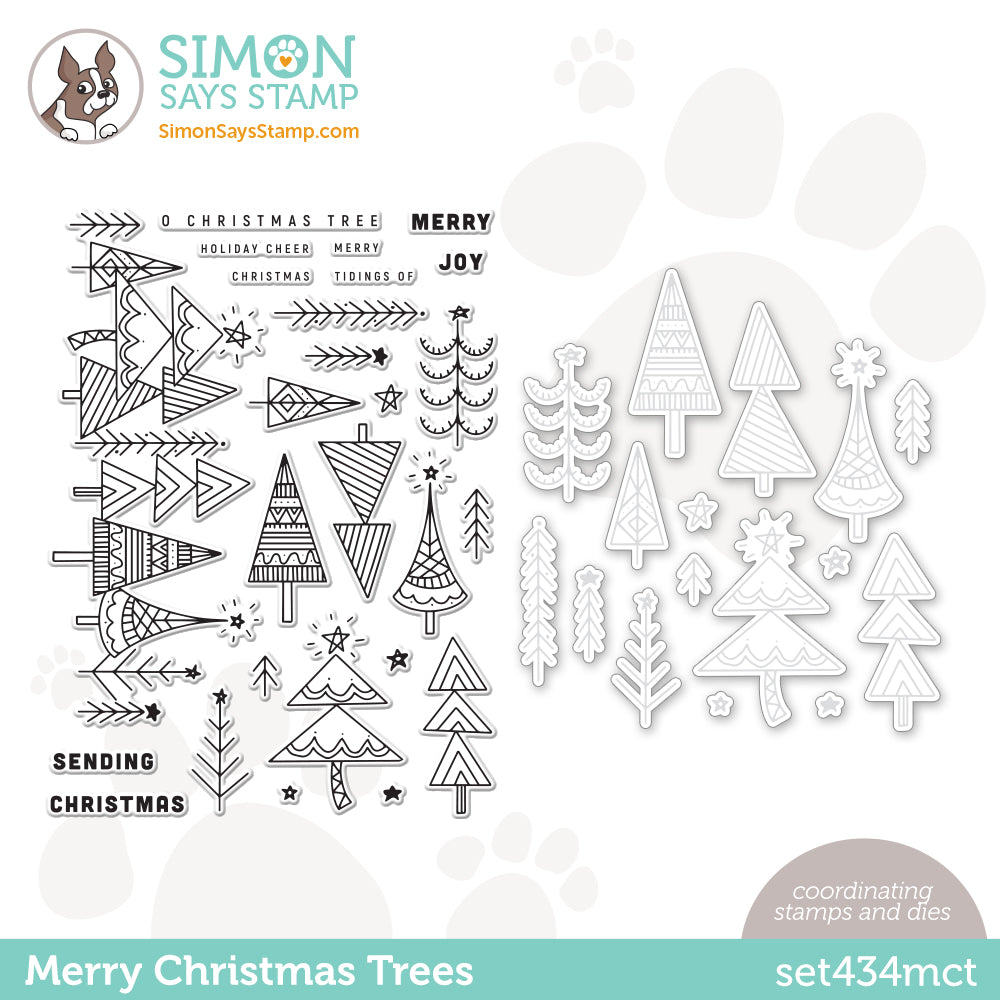 Simon Says Stamps and Dies Merry Christmas Trees