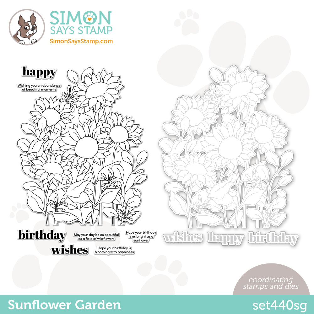 Simon Says Stamps and Dies Sunflower Garden