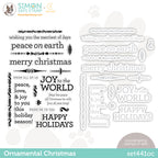 CZ Design Stamps and Dies Ornamental Christmas