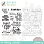 Simon Says Stamps and Dies XL Birthday Greetings