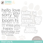 CZ Design Stamps and Dies Clean Line XL