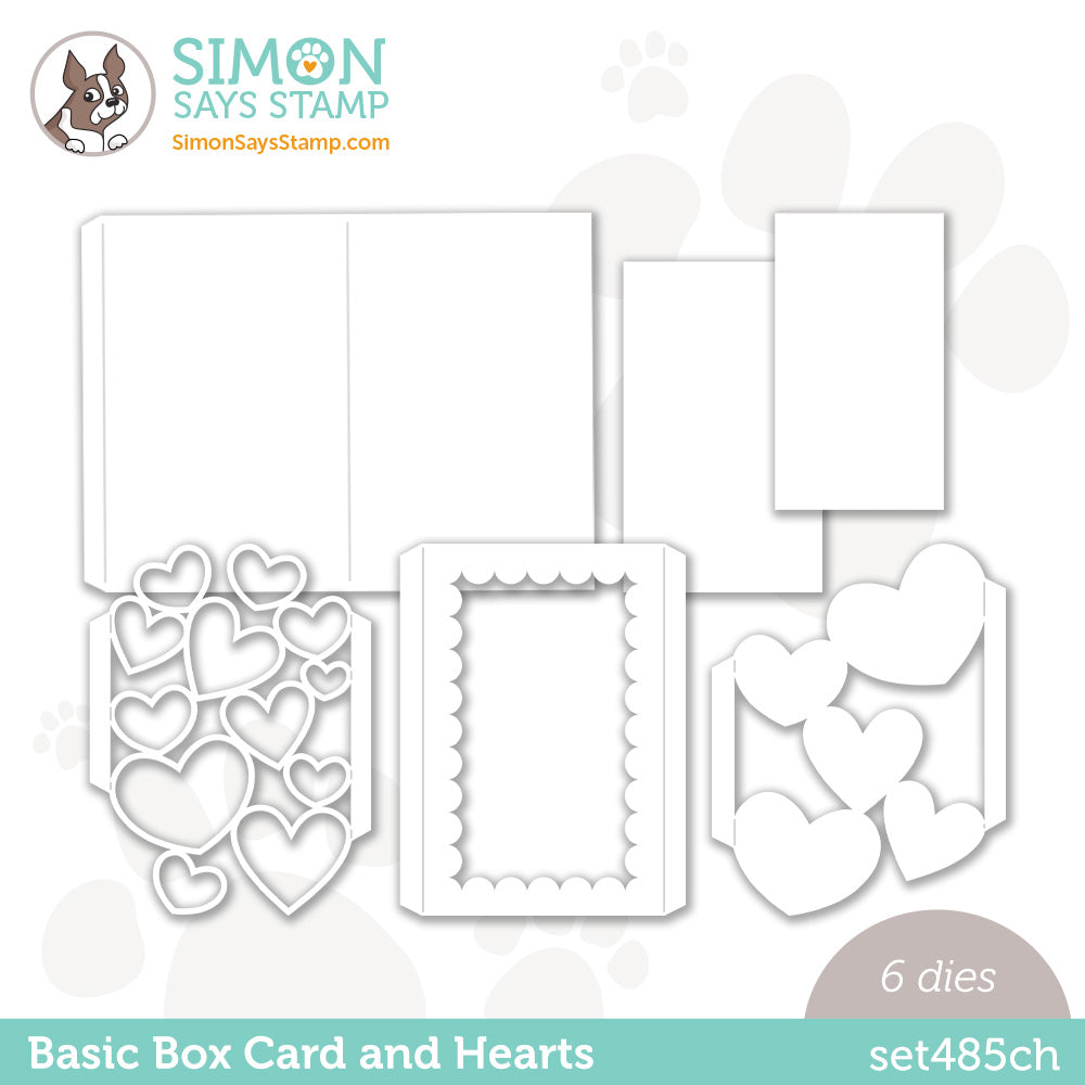 Simon Says Stamp Basic Box Card Hearts