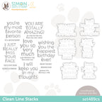 CZ Design Stamps and Dies Clean Line Stacks