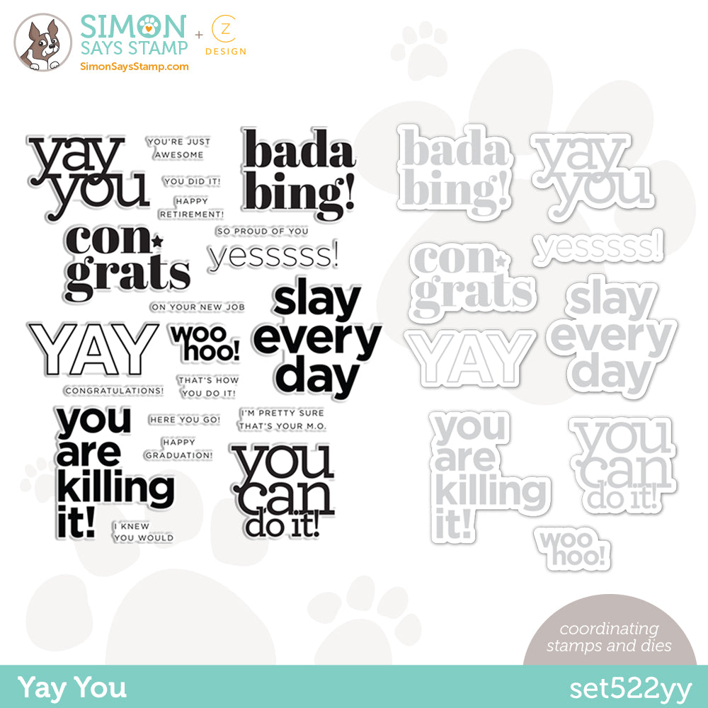 CZ Design Stamps and Dies Yay You