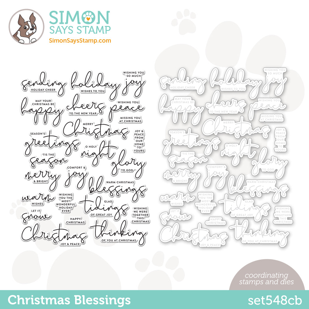 Simon Says Stamps and Dies Christmas Blessings