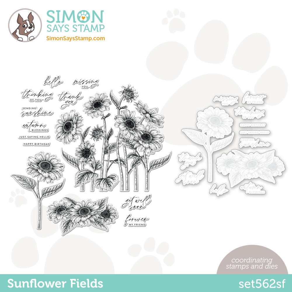 Simon Says Stamps and Dies Sunflower Fields