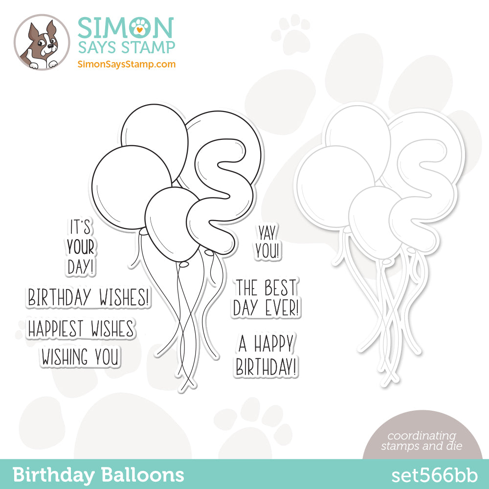 Simon Says Stamps and Dies Birthday Balloons