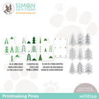 Simon Says Stamps and Dies Printmaking Pines