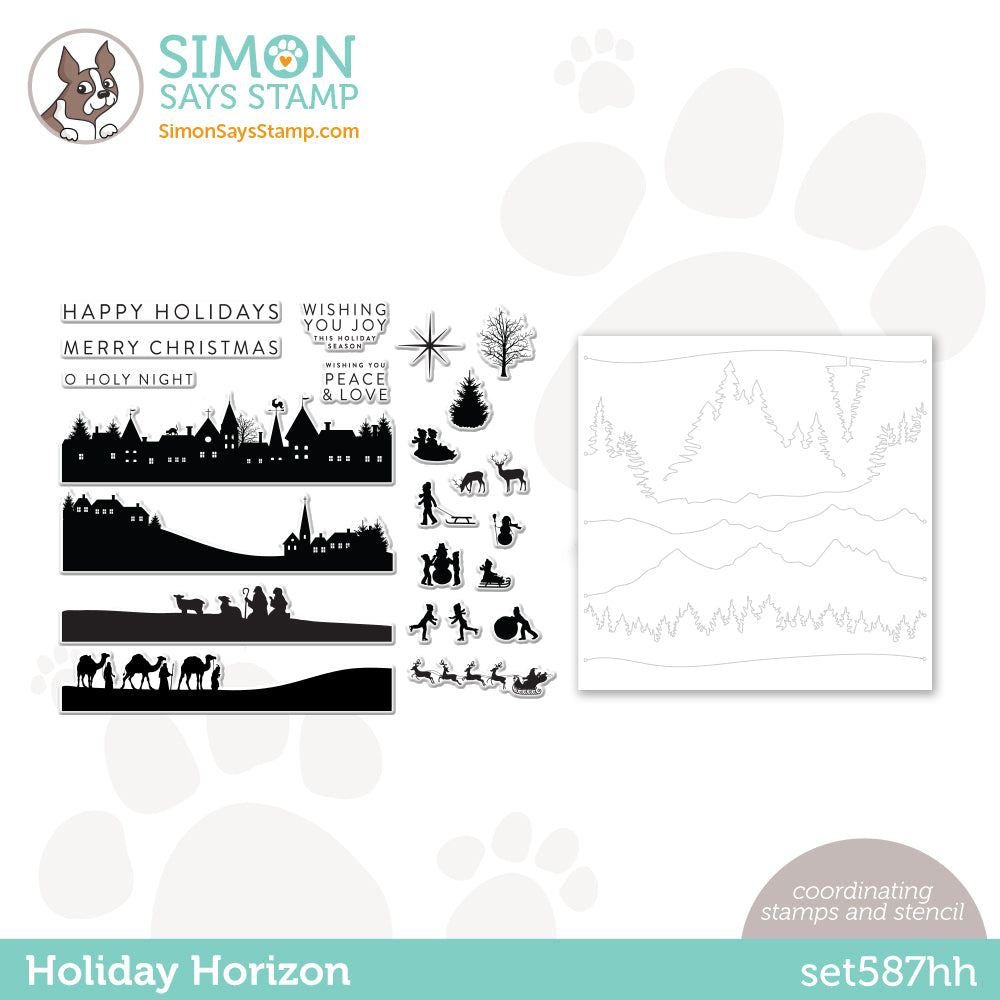 Simon Says Stamps and Stencils Holiday Horizon