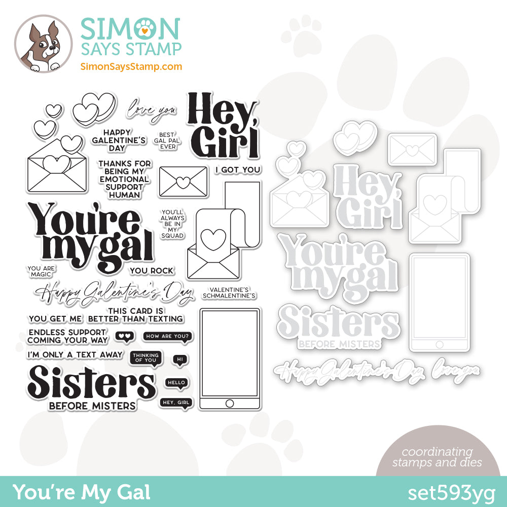 Simon Says Stamps and Dies You're My Gal